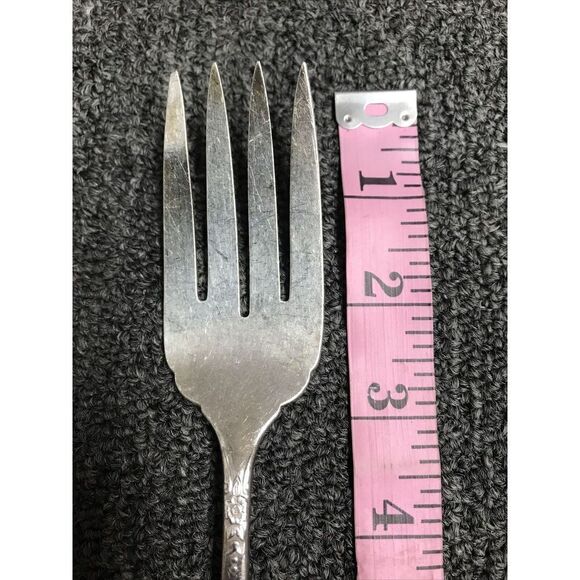 Onedia Silver Plate Cold Meat Fork 8 1/8" Serving - Picture 5 of 7